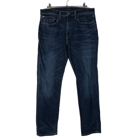 Lucky Brand 121 Slim Straight Dark Wash Jeans 32 X 30 - Picture 2 of 4